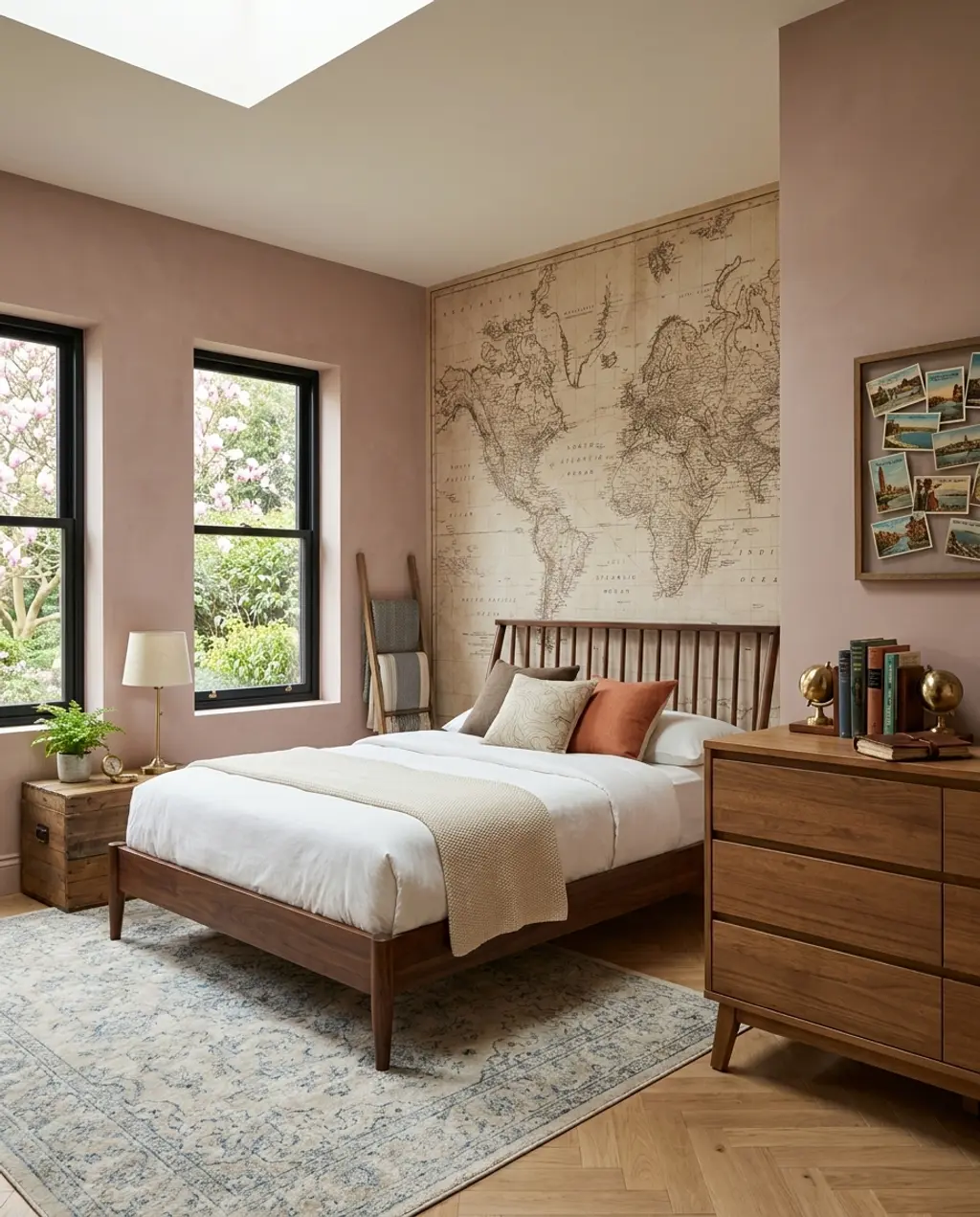 Charlie's Adventure-Themed Spring Bedroom with Maps — Luxury Version