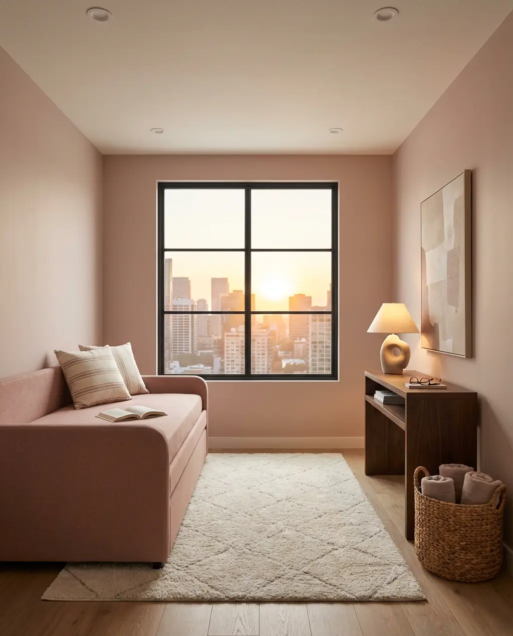 Transitional Guest Bedroom with Daybed — Budget Version