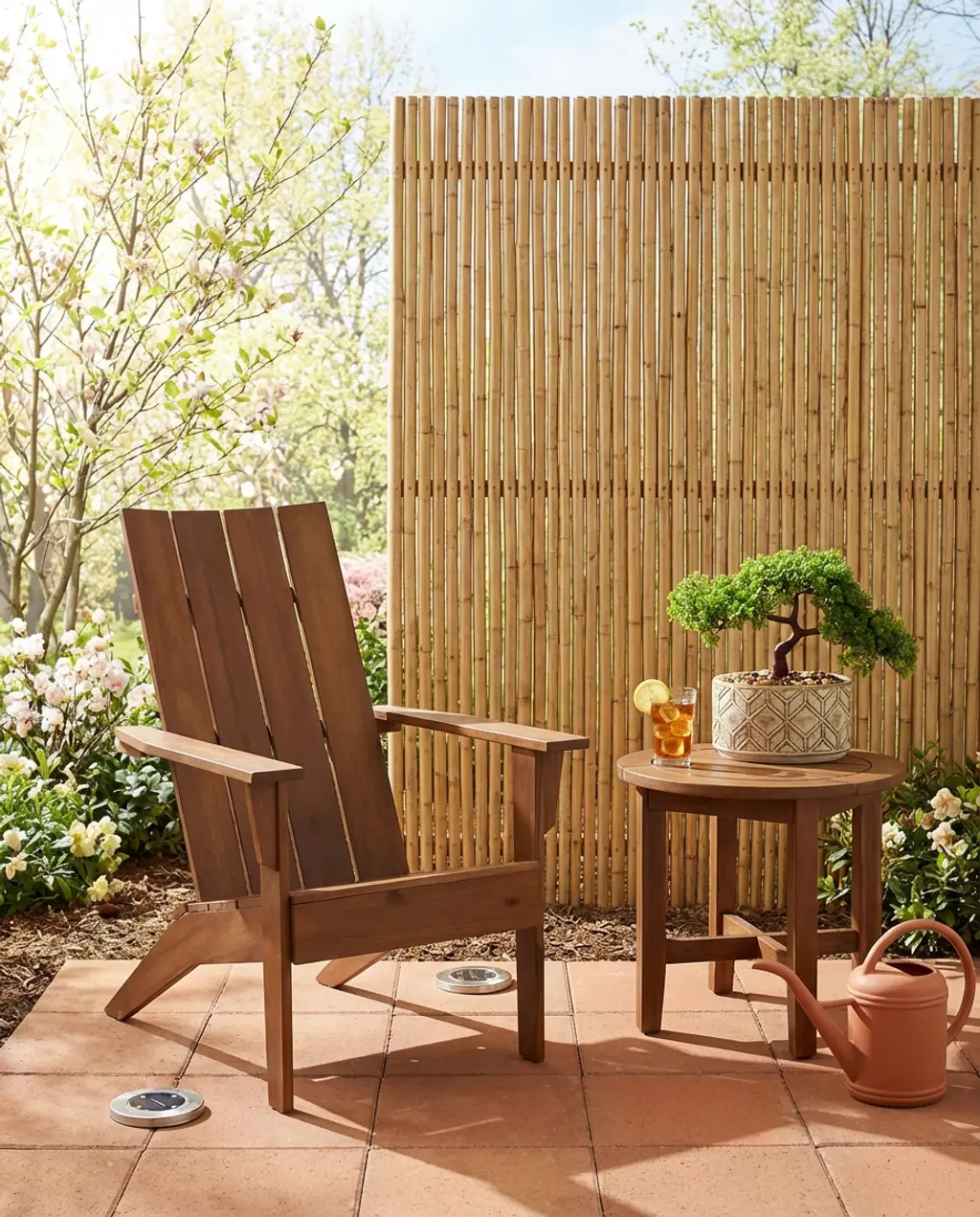 Zen Garden Inspired Screen for Backyard Patio