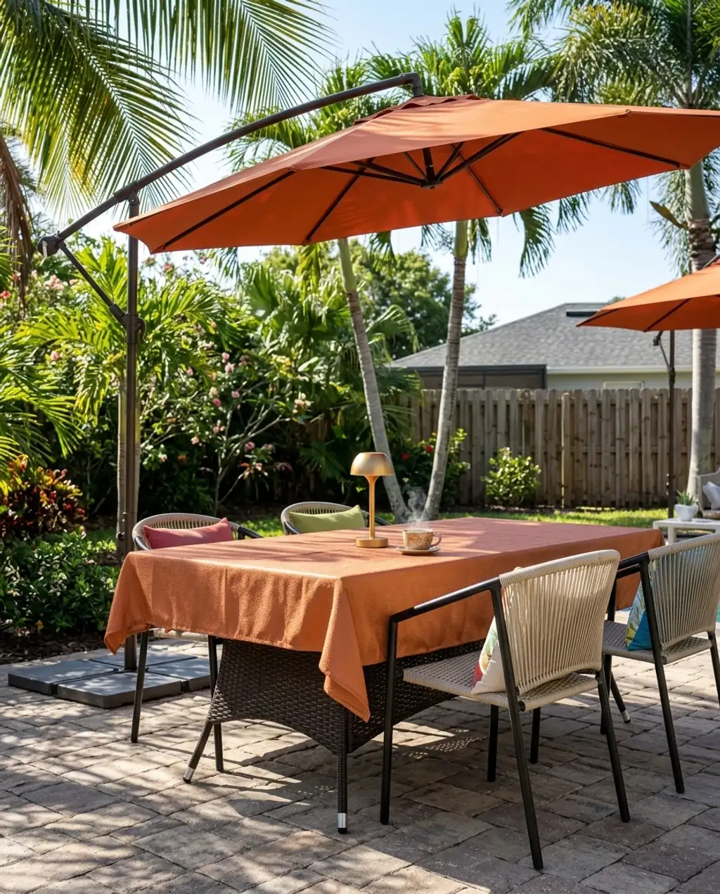 Budget-Friendly Umbrella Cluster for Flexible Patio Shading