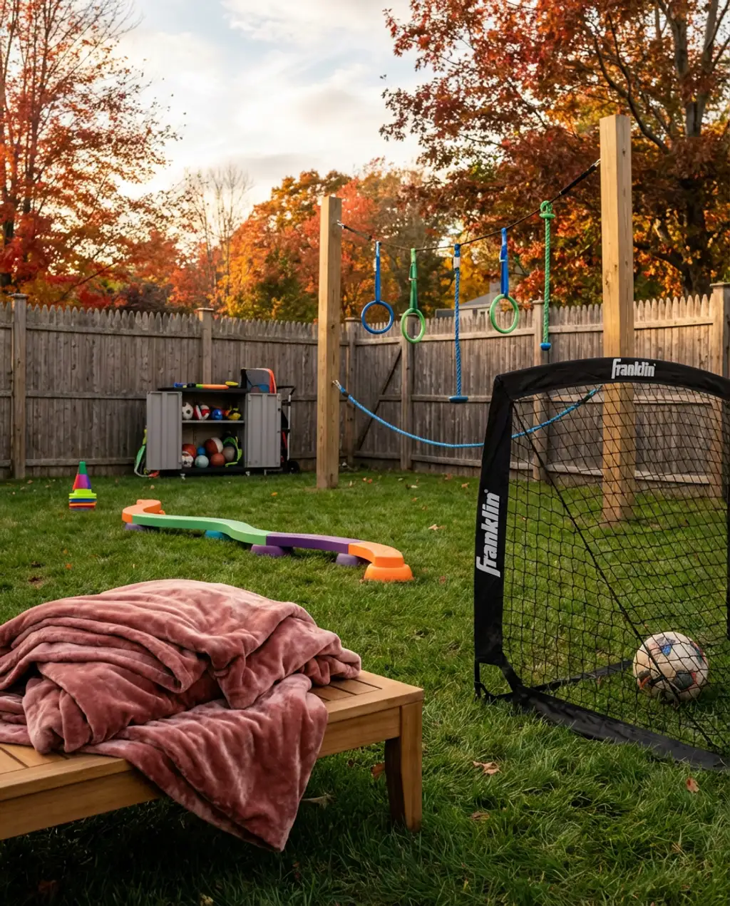 Backyard Obstacle Course & Games Area
