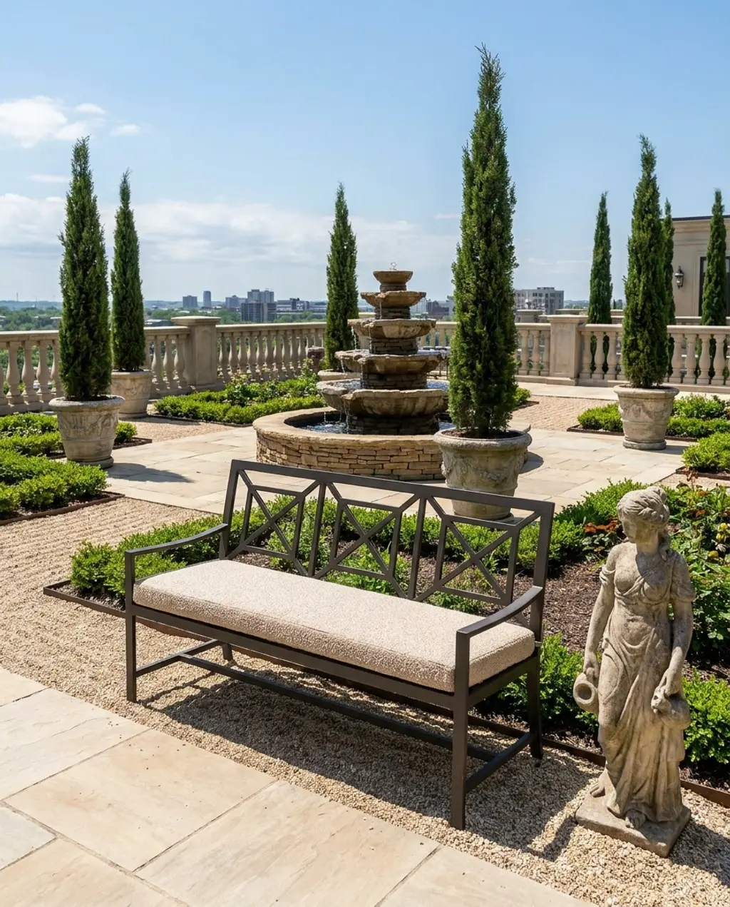 Grand Italianate Rooftop Garden
