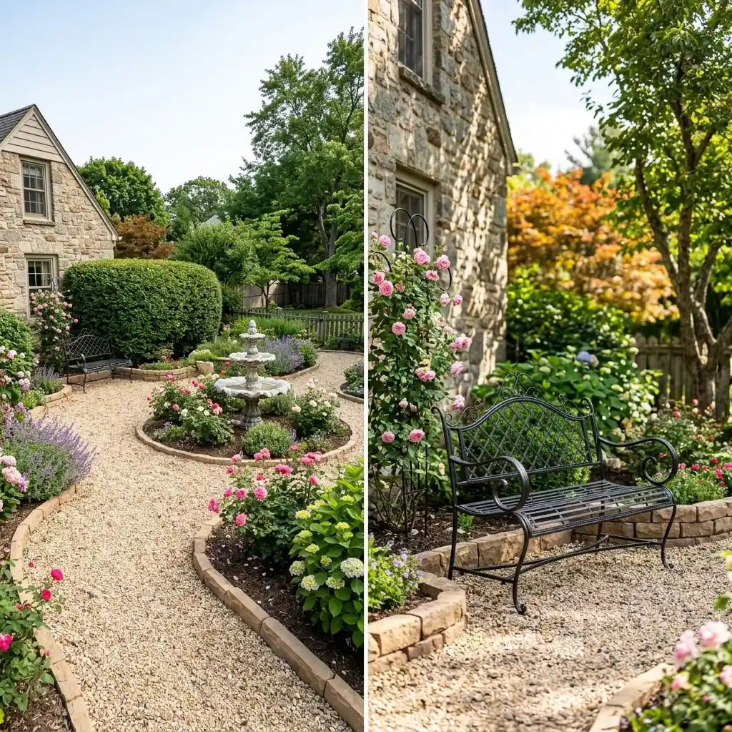 Intricate Garden Layout Plan with Defined 'Rooms'