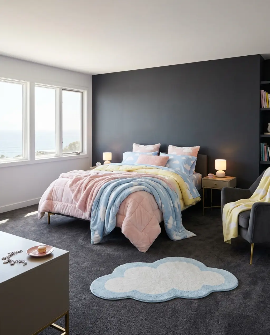 Bloxburg-Inspired Pastel Dream Spring Bedroom