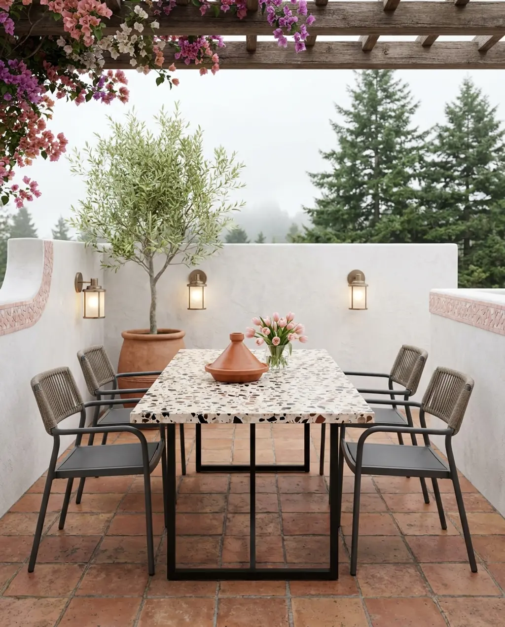 Sophisticated Mediterranean Rooftop Dining