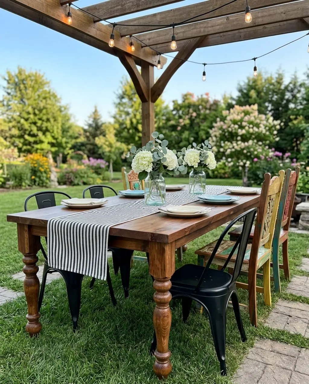 Budget-Friendly DIY Backyard Wedding Reception — Luxury Version