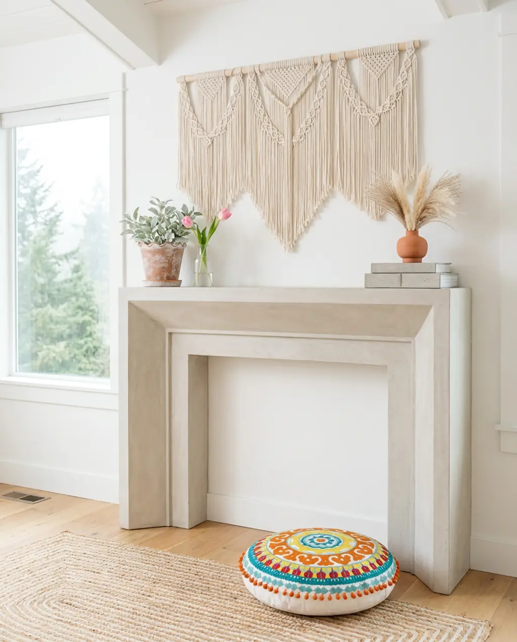 Bohemian Rhapsody Mantle with Macrame and Earthy Tones 2026