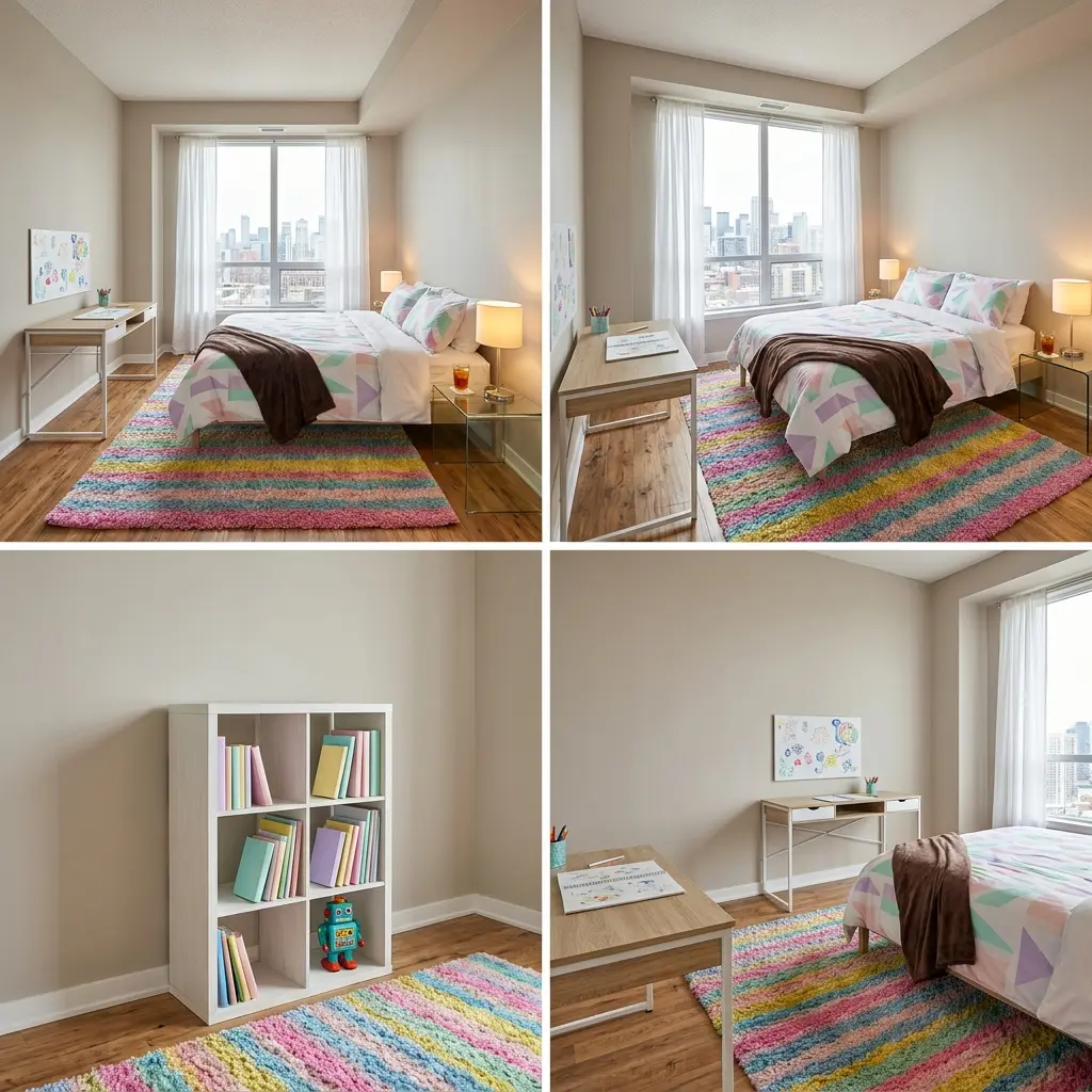 Bloxburg Aesthetic: Vibrant Pastel Spring Bedroom