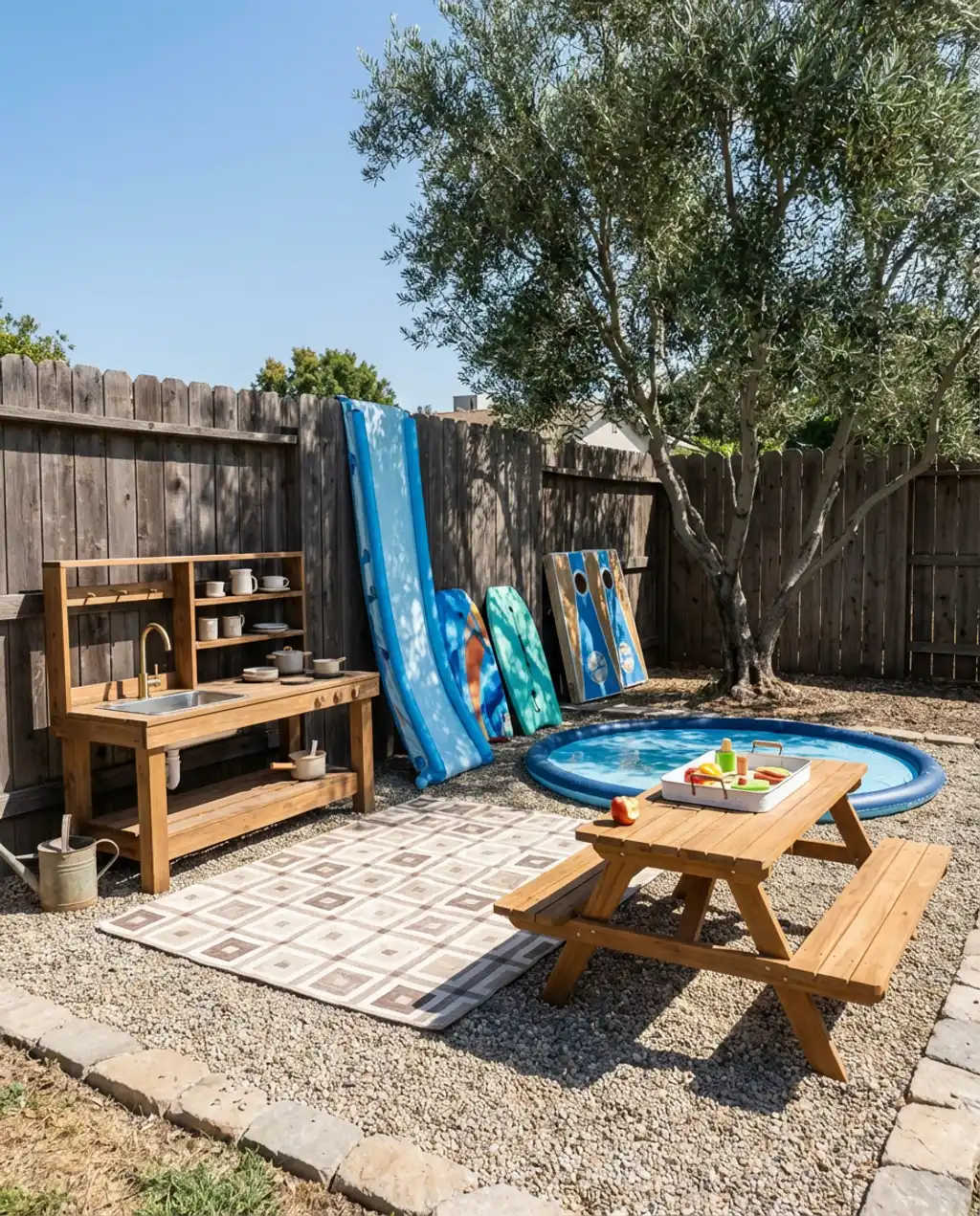 DIY Outdoor Play Kitchen & Snack Bar — Luxury Version