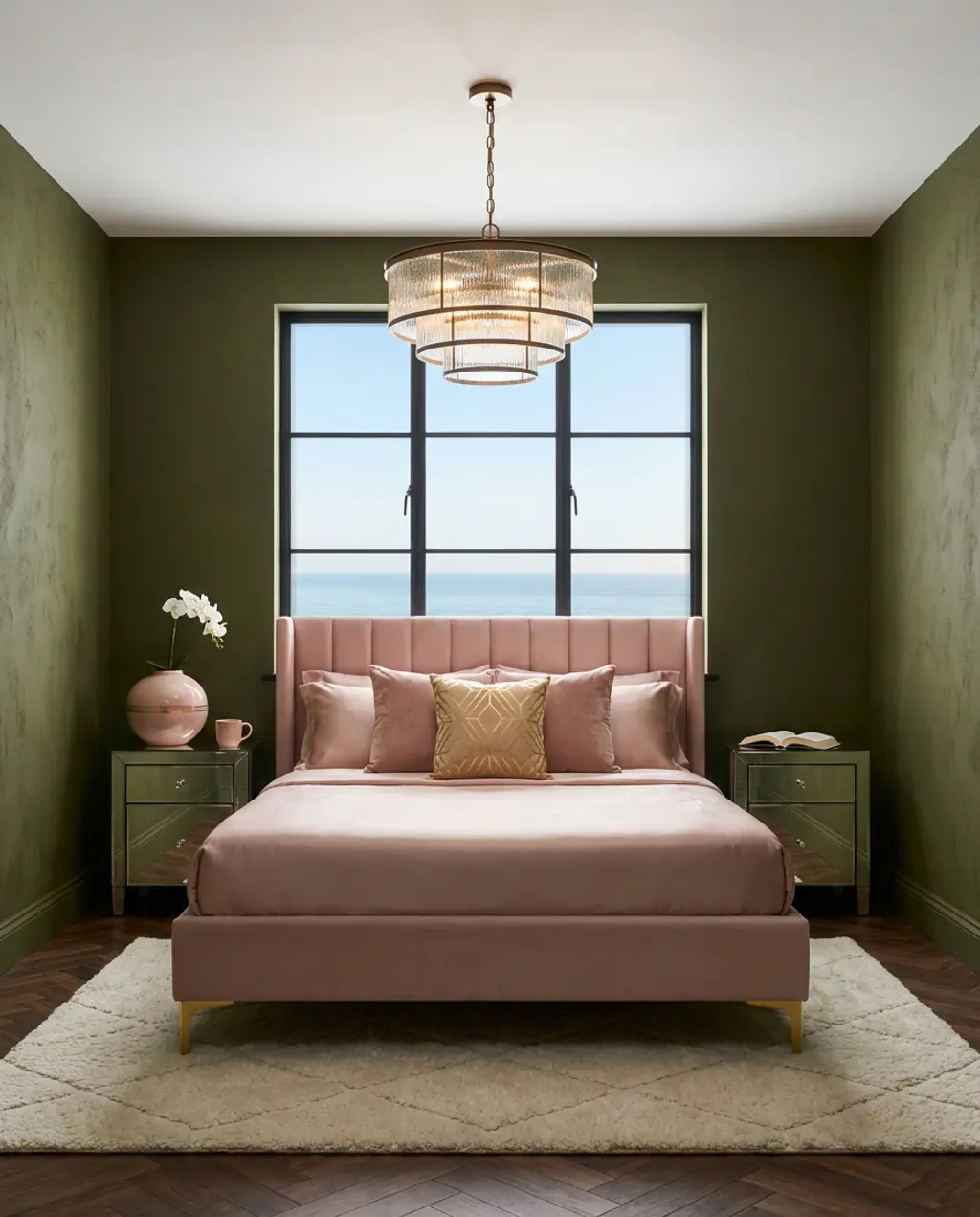 Glamorous Art Deco Bedroom — Luxury Version