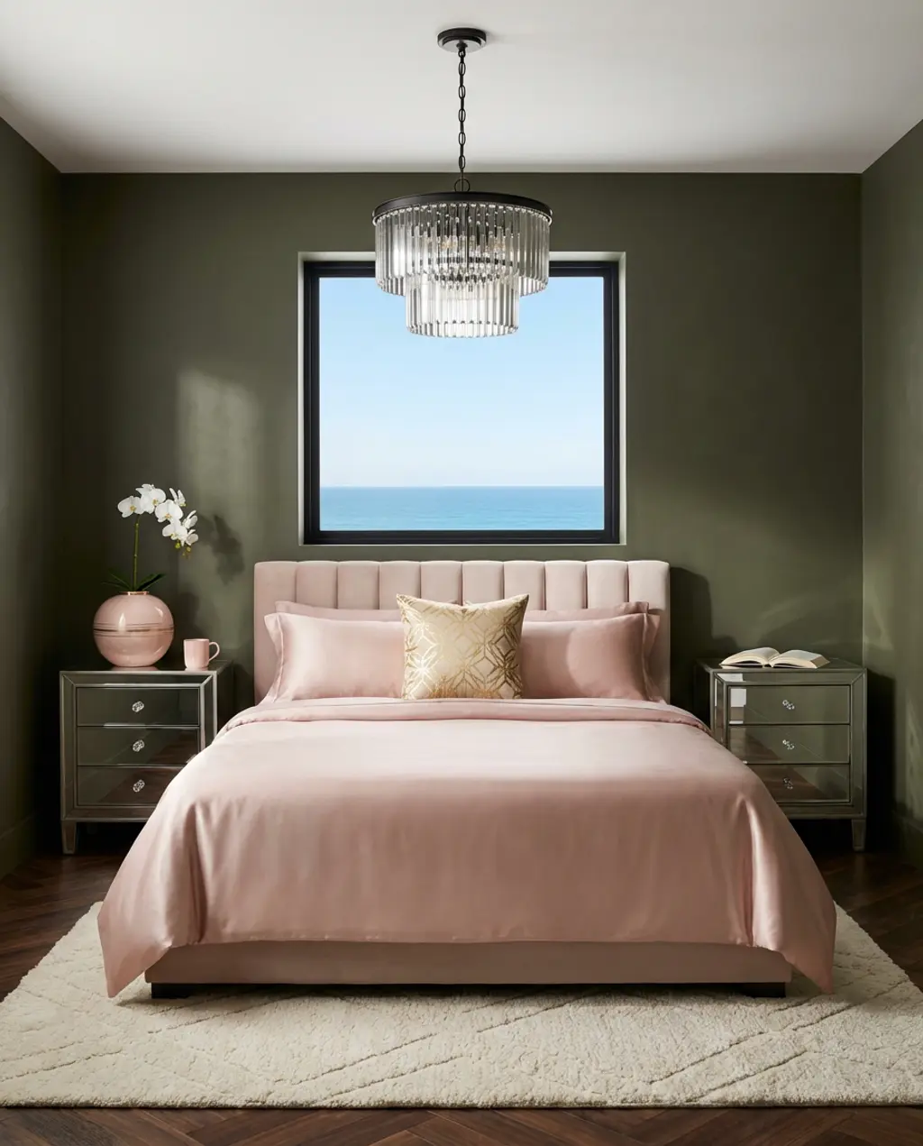 Glamorous Art Deco Bedroom — Budget Version