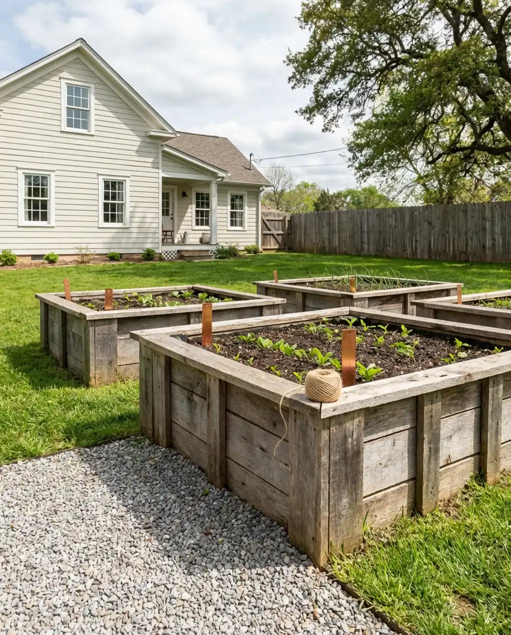 DIY Pallet Wood Raised Beds for a Budget Garden — Budget Version