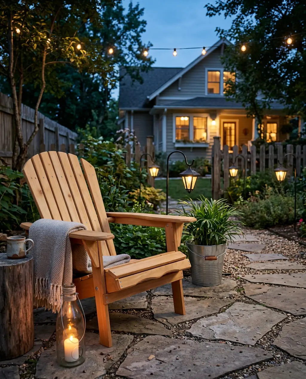 DIY Upcycled Lanterns for Rustic Garden Charm