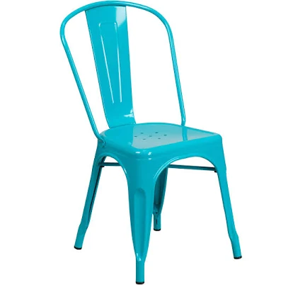 Flash Furniture Indoor-Outdoor Stackable Metal Chair