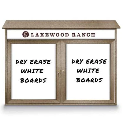 Floorstands.com Outdoor Message Center