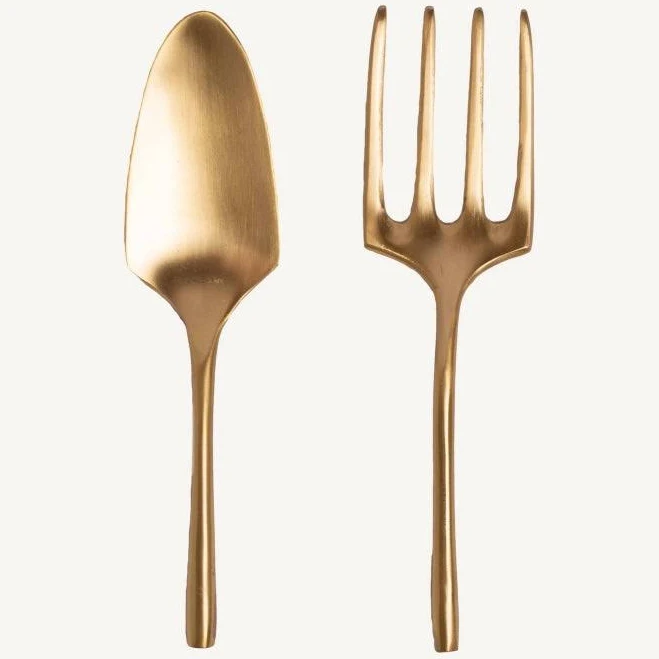 GARDEN TOOL SET - BRASS