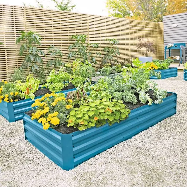 Gardener's Supply Company Demeter Corrugated Metal Raised Bed