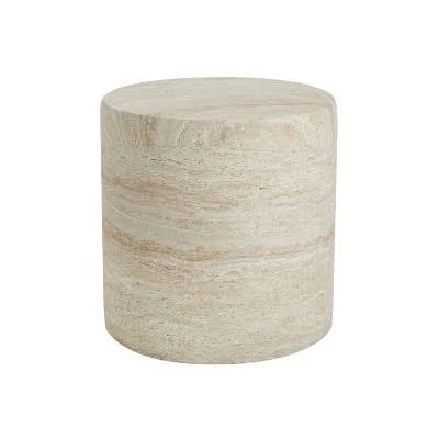 GDF Studio Outdoor Cylindrical Side Table