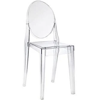 Ghost Victoria Ghost Dining Chair, Black