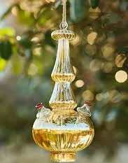 Glass Hummingbird Feeder