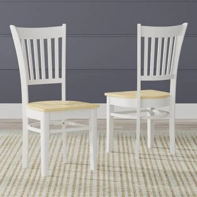 Glenwillow Home Spindle Back Dining Chairs (Set of 2)