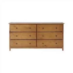 Grain Wood Furniture Shaker 6-Drawer Dresser