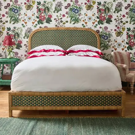 GreenRow Jessie Rattan Bed