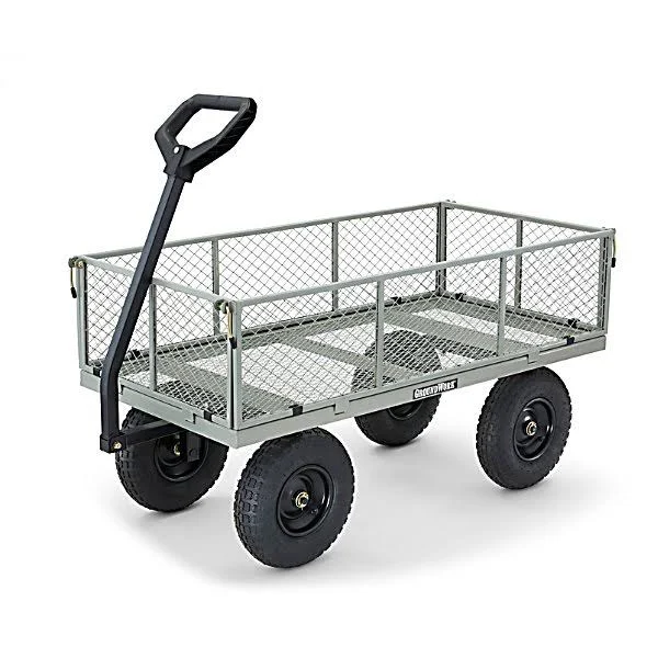 GroundWork 6 Cu. ft. 1,000 lb. Capacity Heavy-Duty Towable