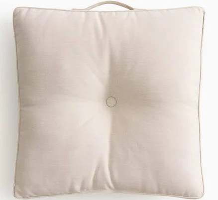 H&M Home Light Beige Outdoor Floor Cushion