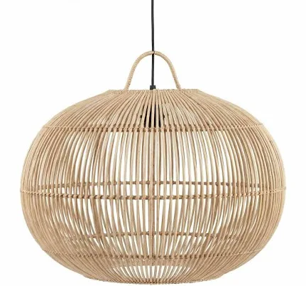 Handwoven Rattan Pendant Light Shade