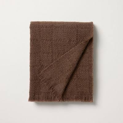 Hearth & Hand with Magnolia Woven Grid Throw Blanket