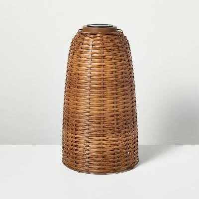 Hearth & Hand with Magnolia Woven Solar Lantern