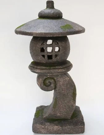 Hi-Line Gift 23in Grey Stone Pagoda Lantern