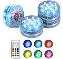 HOM Versatile Submersible LED Lights 4-Pack