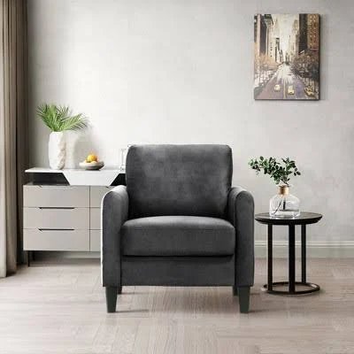 Home Design Airell Velvet Arm Chair