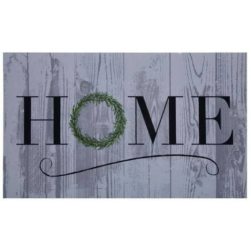 Home Rustic Wreath Doormat