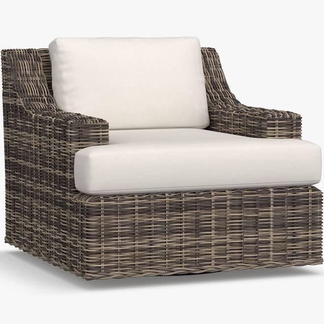 Huntington Slope Arm Swivel Lounge Chair