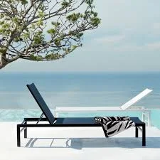 Idle White Outdoor Sun Lounger