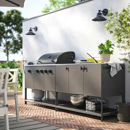 IKEA BÅTSKÄR Outdoor Kitchen with Gas Grill