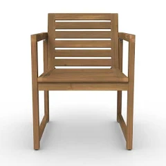 IKEA NÄMMARÖ armchair outdoor light brown stained