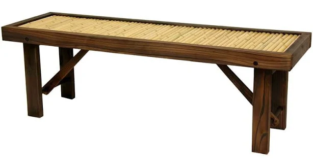 Japanese Bamboo Bench