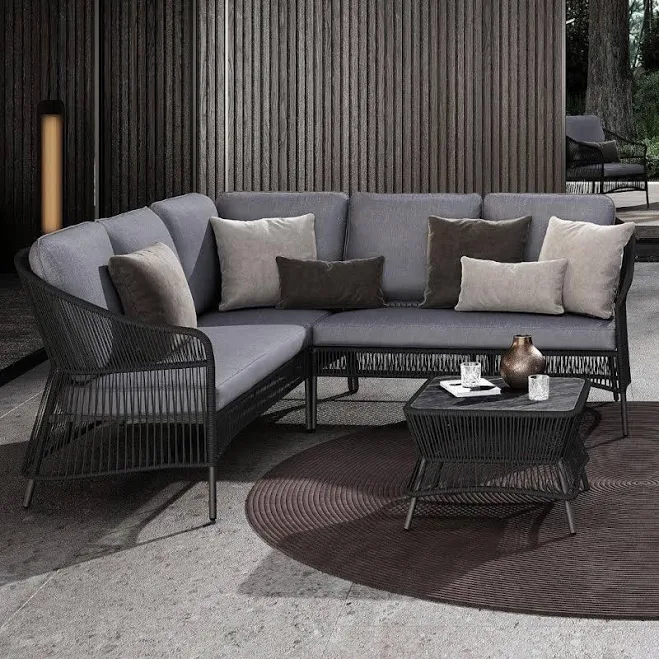 Jardina L-Shaped Outdoor Sectional Set