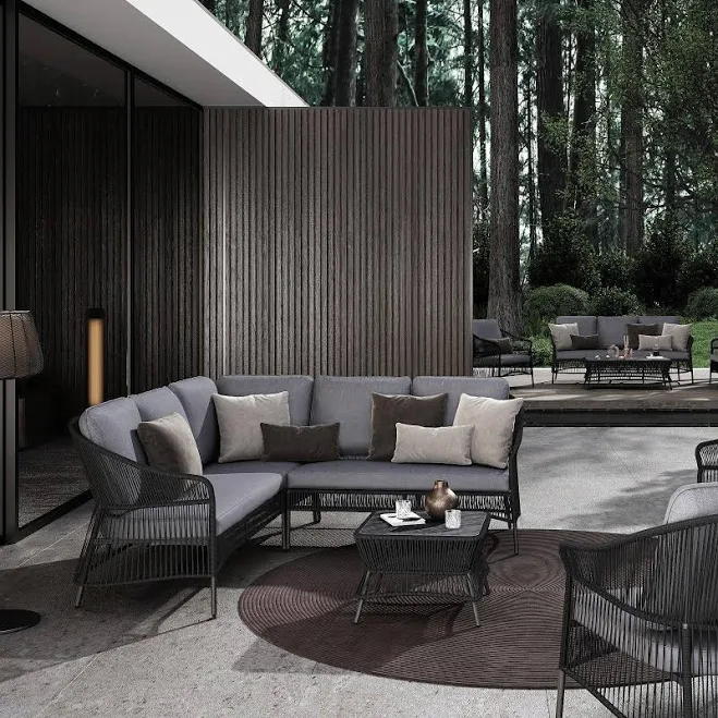 Jardina L-Shaped Outdoor Sectional Set