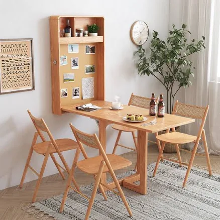 JASIWAY Wall-Mounted Folding Dining Table