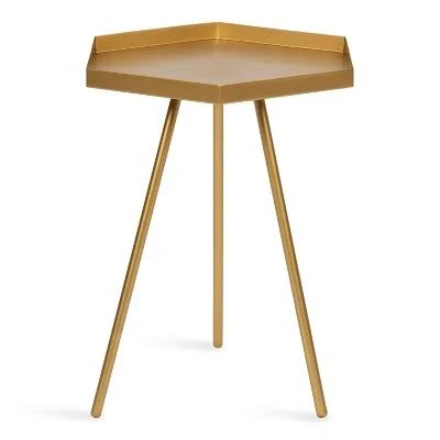 Kate and Laurel Kashvi Hexagon Side Table