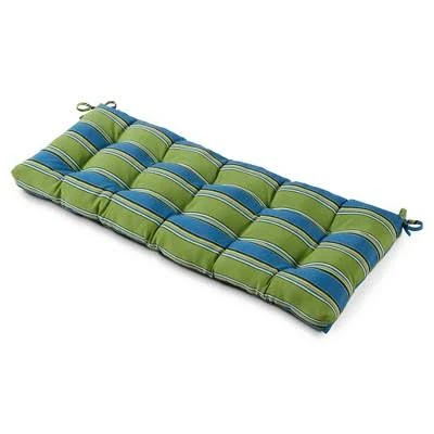 Kensington Garden Striped Outdoor Bench Cushion