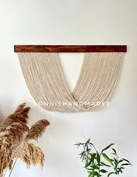 Large Macrame Wall Hanging, Boho Wall Decor, Macrame Yarn Hanging, Tapestry Wall