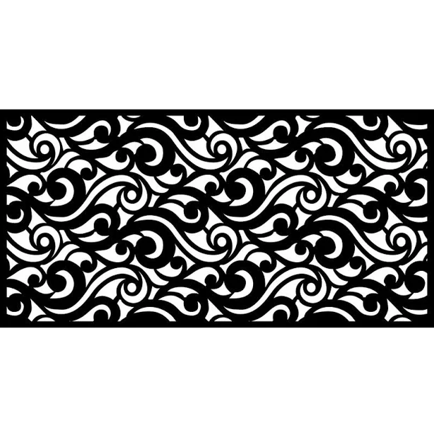 Laser Cut Metal Privacy Screen