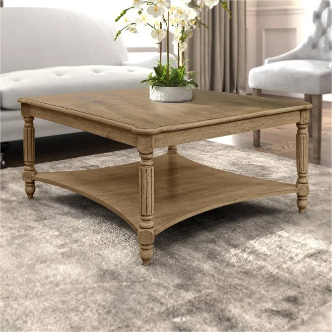 Laurel Foundry Locke Solid Wood Square Coffee Table