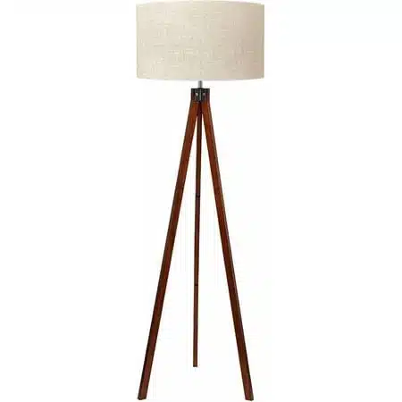 LEPOWER Wood Tripod Floor Lamp